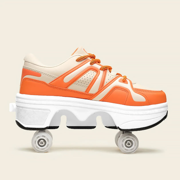 AURO ORANGE PATENLİ ÇOCUK AYAKKABISI