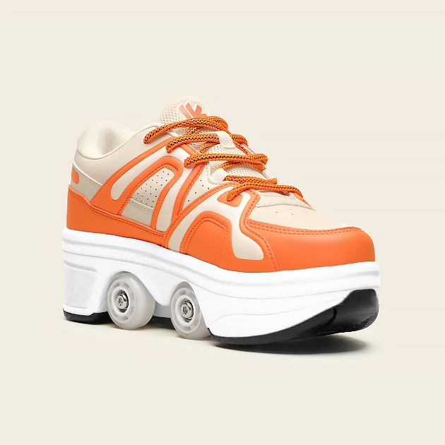 AURO ORANGE PATENLİ ÇOCUK AYAKKABISI