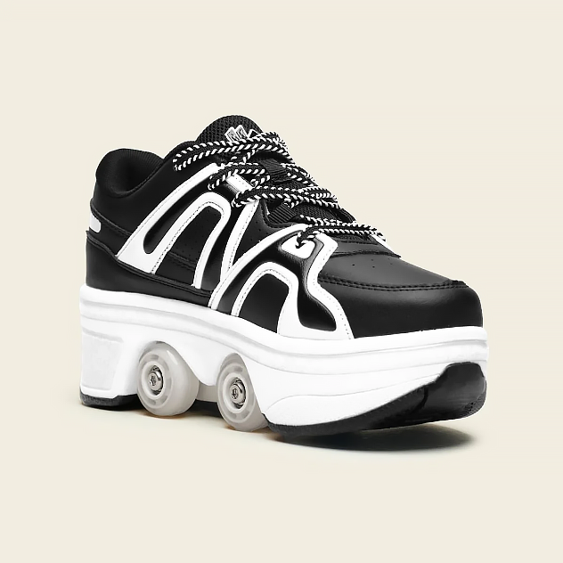 AURO BLACK PATENLİ KADIN AYAKKABISI